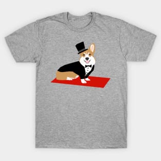 Red Carpet Corgi T-Shirt